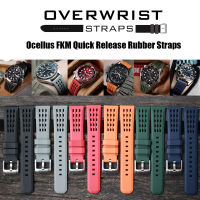 สายนาฬิกาแบบยาง รุ่น Ocellus FKM Quick Release Rubber Strap 20,22mm