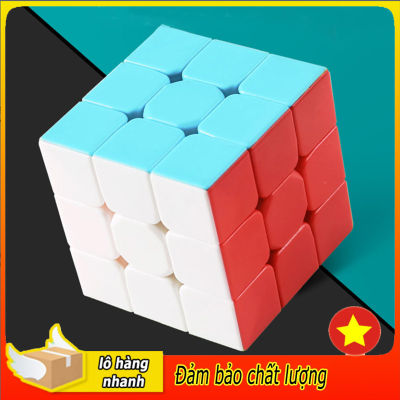 รูบิค 3X3 ขอบขาว สีสะท้อนแสง สังเกตง่าย ของเล่นเด็ก 5 ขวบ ขึ้นไป รูบิก ลูกบิด ของเล่นฝึกสมอง แบบ Speed ของแท้ MF3 Smooth Rubik Cube ลื่นหัวแตก