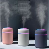 Mini Humidifier 300ml Bedroom Office Living Room Portable Low Noise Diffuser Atmosphere Light Mist Sprayer Aroma Diffuser