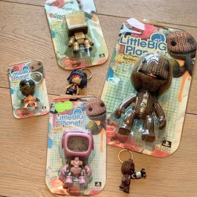 ZZOOI Little Big Planet Sackboy Anime Figure Movable Joints Action Figure Keychain Pendant Model Toys Ornaments Birthday Gift for Kid