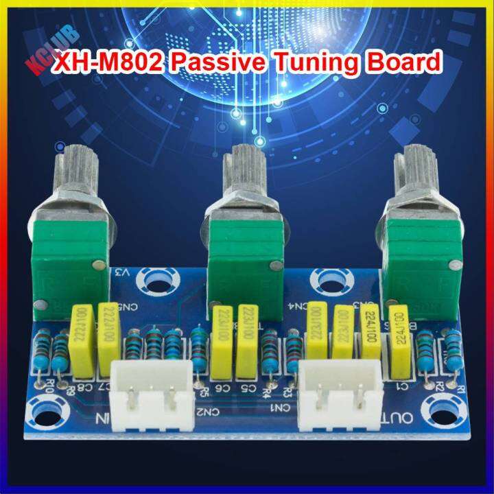 บอร์ด HiFi พรีแอมป์ XH-M802แบบพาสซีฟพร้อมการควบคุมระดับเสียงเบสย่าน ...