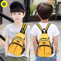 【hot sale】∋▪ C16 Boys and women trendy large capacity satchel childrens one shoulder cross body double shoulder multi-functional oxford cloth outdoor student chest bag 男生女士潮流大容量挎包 儿童单肩斜挎双肩多功能牛津布户外学生胸包