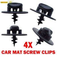 【YF】 4Pcs Floor Mat Fixing Clips For VW Audi Seat Skoda Screw Oval Hole Turn Twist Lock Grip Buckle Mount Toggle Clamp Carpet