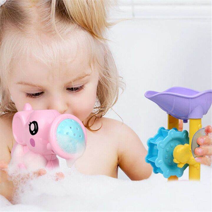 akula-store-baby-elephant-shower-toy-for-6-12-months-spray-water-waterwheel-bath-playing-toy-for-boys-girls-bathtub-foam-beach-swimming-pool