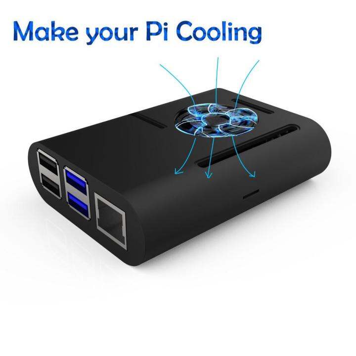 new-hot-fuchijin77-ชุดที่เก็บของอะแดปเตอร์สำหรับ-raspberry-pi-4เคส-rpi4อินเตอร์เฟซใหม่และพิมพ์-c-4b-พร้อมฮีทซิงค์พัดลมทำความเย็น-pi-4รุ่น