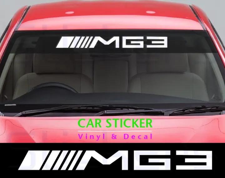 MG3 Perodua Stickers Windscreen Myvi Bezza Large Size 30 inch | Lazada