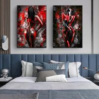 บทคัดย่อผู้หญิงแอฟริกันโปสเตอร์-พิมพ์ Modern Art พิมพ์-ภาพวาดผ้าใบ Wall Art รูปภาพสำหรับตกแต่งห้อง-ยอดนิยม Cuadros