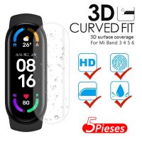 【support】 xqwznb TPU Hydrogel ป้องกันหน้าจอสำหรับ Mi Band 6 5อุปกรณ์เสริมสำหรับ Band 3 4ฟิล์มนุ่ม (ไม่ใช่กระจก)