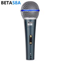 Professional XLR Wired Switch Handheld Mic Vocal Dynamic Microphone Mike For BETA 58A 58 BETA58A PC DJ Mixer Karaoke Microphones