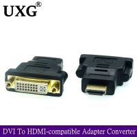 DVI To Adapter Converter HDMI-compatible Male To DVI 24 5 Female Converter Adapter 1080P For HDTV Projector Monitor