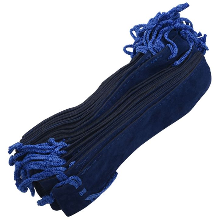 150-pcs-blue-velvet-pen-pouch-sleeve-holder-single-pen-bag-case-pencil-bag
