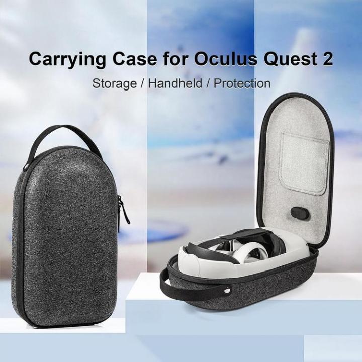 new-portable-felt-case-for-oculus-2-travel-carrying-storage-box-strap-plate-bag-portable-cover-vr-glasses-game-accessories-for-sale