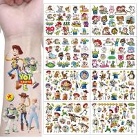 hot！【DT】☁▦  1Pcs Story Sticker Cartoon Woody Lightyear Figure for Boys Children Birthday