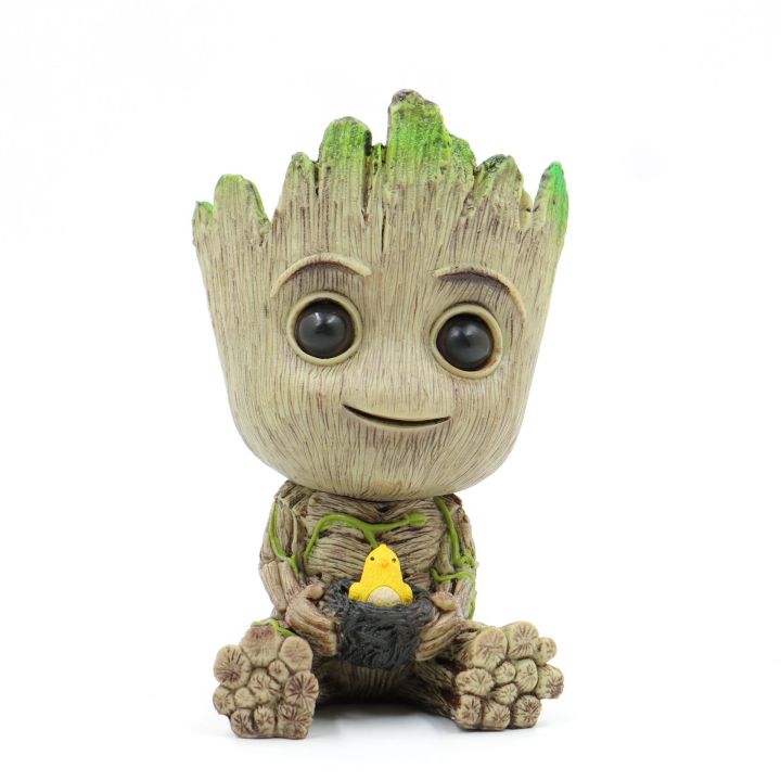 the-avengers-groot-ต้นไม้ขนาดเล็กผู้ชายอนิเมะภาพยนตร์ตัวละครหุ่นโมเดลข้อต่อที่เคลื่อนไหวได้โมเดลของขวัญวันหยุดสำหรับเด็กน่ารัก