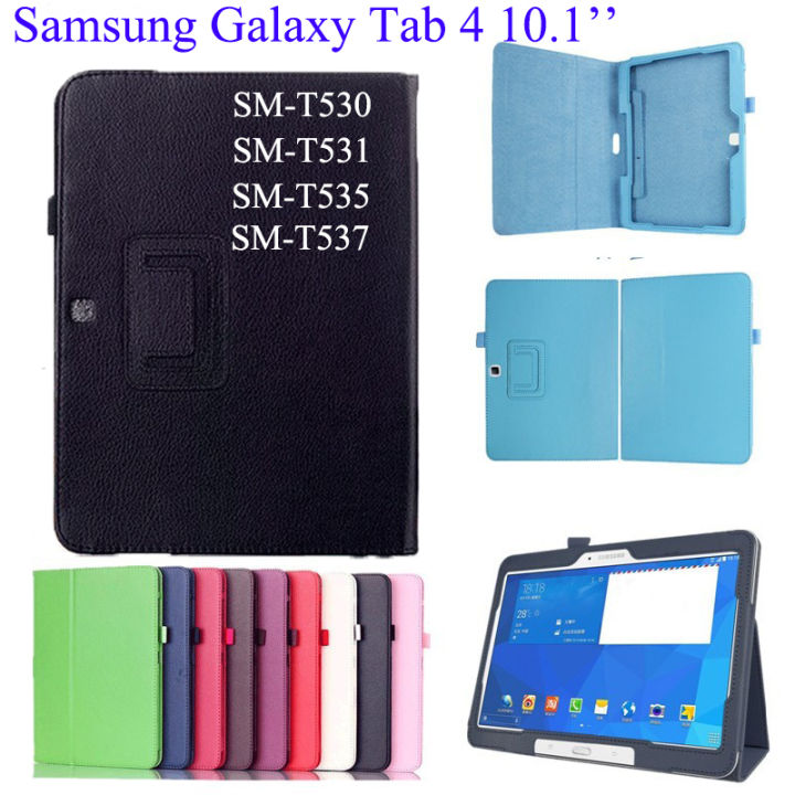 สำหรับ-samsung-galaxy-tab-4-10-1-sm-t530-t531-t535-t537ฝาครอบ-coque-funda-แท็บเล็ตสมาร์ท-pu-หนังเชลล์กรณี-samsung-galaxy-tab-a-10-1-sm-t530-sm-t531-sm-t535