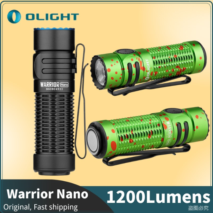 Olight Warrior Nano 1200 Lumens Rechargeable EDC Flashlight Lazada PH