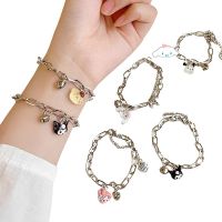 Kawaii Cinnamoroll Sweethearts Bracelet Anime My Melody Pachacco Bell Design Simple Adjustable Fashion Chian Jewelry Friend Gift