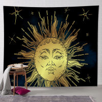 Bohemian Sun God Tapestry Wall Decor Bedroom Sofa Home Decoration Peach Velvet Hanging Photography Background Cloth