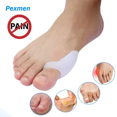 卐 Pexmen 2Pcs/Pair Gel Bunion Protector Big Toe Bunion Pads and Cushions Relieve Foot Pain from Friction Rubbing and Pressure