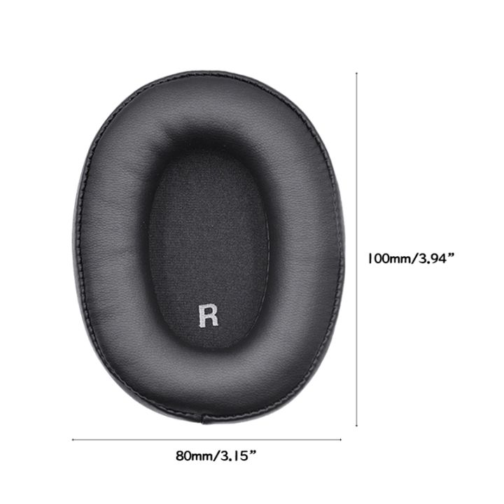 แผ่นฟองน้ำส่วนประกอบเปลี่ยนแผ่นรองหูฟังสำหรับอุปกรณ์เสริมชุดหูฟังโฟมจำรูปนำมาใช้ที่ครอบหูฟัง