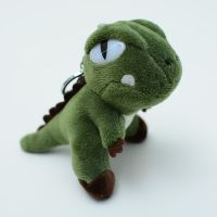【CW】 Cute Keychains Cartoon Plush Toy Multiple Colors Small Dinosaur Doll Backpack Pendant Kawaii Keychain