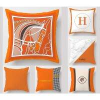 ▧✺ 40×4045×4550×5060×60orange pillow case.Sofa cushion pillow cover.Square Decoration pillow case.cushions cover