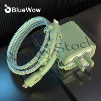 【Ready Stock】 ❈◑ B40 Bluewow Apple Android Data Cable Protection Protective Cover Cartoon Anti-Breaking Protector Cute Wire Bite