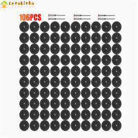 เลื่อยดิสก์หมุนโลหะไฟเบอร์กลาสขนาด1/8 "106ชิ้น/53ชิ้นใช้ได้กับล้อตัดมาตรฐาน Wen