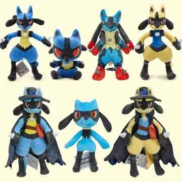 Pokemon Plush Riolu Toys Anime Peluche Shiny Lucario Mega Lucario