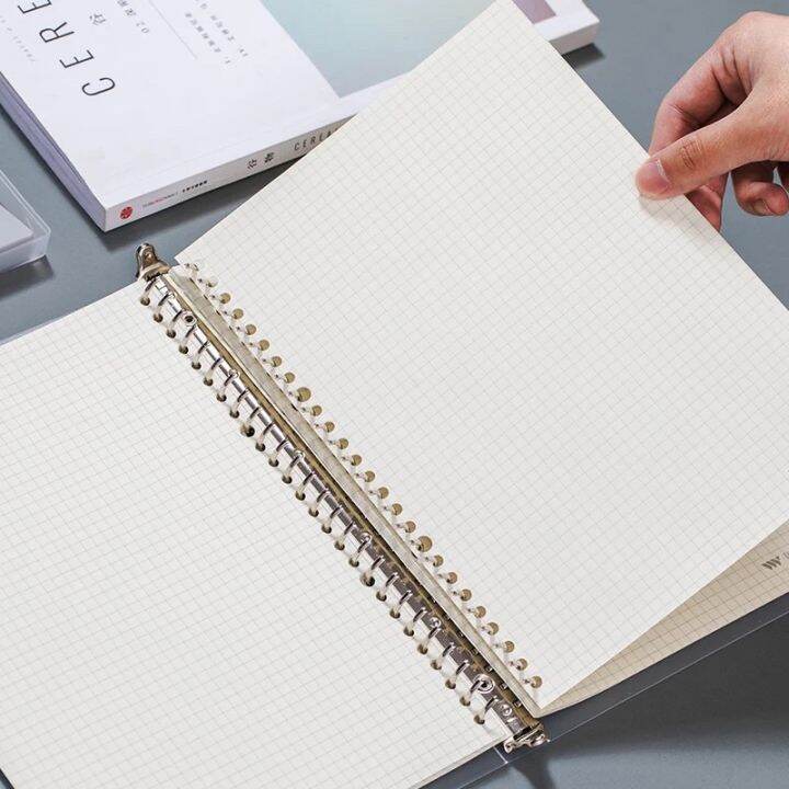 Loose Leaf A5/B5 Binder Notebook Refillable Refill Papers 20/26holes
