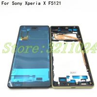 【Worth-Buy】 กรอบกลางสำหรับ Sony Xperia X F5121กรอบ F5122ขอบจอแอลซีดีอะไหล่ซ่อมตัวถังกลางตัวเปลี่ยนหน้ากล้อง