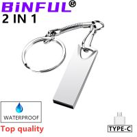 2023 Top BiNFUL waterproof usb flash drive 4GB 8G 16G 32G 64G 128G pen drive pendrive флешка silver u disk memoria cel usb stick