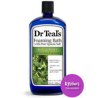 Dr.Teals  Foaming Bath with Pure Epsom salt 1000ml Relax&amp;Relief with Eucalyptus &amp; Spearmint ดร.ทีลล์ เจลอาบน้ำสำหรับเทใส่อ่างอาบน้ำ ให้เกิดฟอง สูตร รีแลกซ์ กลิ่น ยูคาลิปตัส