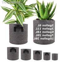 ☋ 1/3/5/7/10 Gallons Plant Grow Bags Vegetable Plant Grow Pots Garden Planter Bag with Handle Thickened Flower Pots Felt Grow Bag