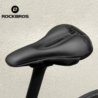 ROCKBROS Bicycle Saddle Cover Liquid Silicone Filling Bike Saddle Cover Rebound Breathable Shock-Absorbing Cycling Seat Part Saddle Covers