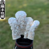 ★NEW★ Ladies Fan Ladies Flower Fairy Golf Club Cover Club Head Cover Protective Cover Ball Head Cap Cover Putter Cover