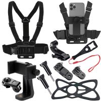 【YF】 Chest Strap Phone Holder 360 Rotating Mount Belt for GoPro Hero 10 9 8 DJI Body Harness Universal Action Camera Accessories