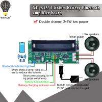 XH-A153 Lithium Battery Bluetooth 5.0 Dual-channel 2 Ch Channel Stereo Low Power Amplifier Board 3W+3W DC 5V PAM8403 Chip