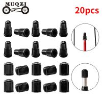 2023 NEW MUQZI 20PCS Bike Tire Valve Cap Presta Schrader Tire Valve Covers MTB Road Bicycle Accessories AV/FV Valve Dustproof Caps