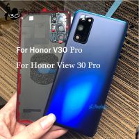 Original For Huawei Honor V30 Pro / Honor View 30 Pro Back Battery Cover Door Housing case Rear Glass lens parts Replacement