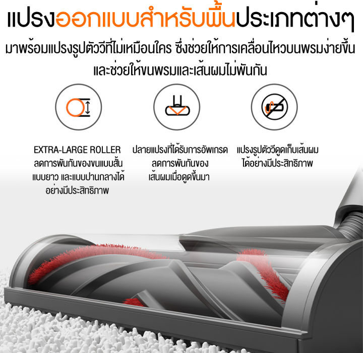 พร้อมส่ง-ศูนย์ไทย-dreame-t30-handheld-wireless-vacuum-cleaner-เครื่องดูดฝุ่นไร้สาย-แบบชาร์จไฟได-เครื่องดูดฝุ่น-พลังสูง-แรงดูดสูง-27kpa-by-tera-gadget
