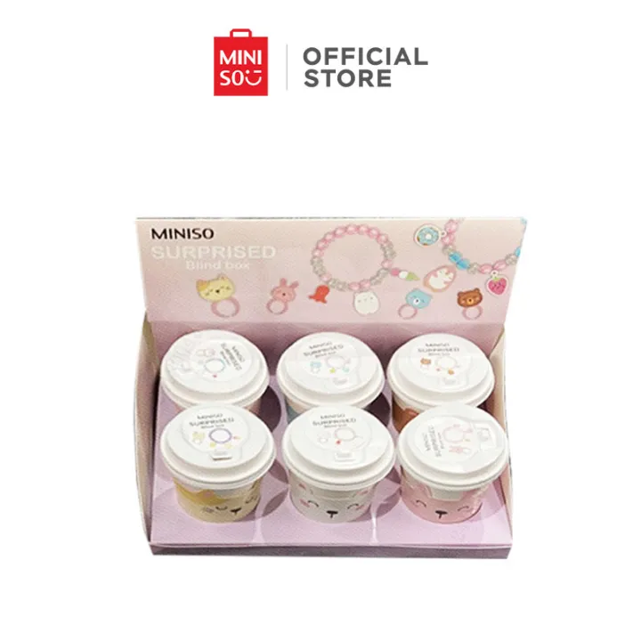 MINISO DIY Beads Rings Set Blind Box 6 Assorted Designs M Lazada PH