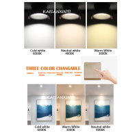 Anti-corrosion LED Downlight 6W Anti-Glare Led Ceiling Lamp LED Spot Lighting Bedroom Kitchen Led Recessed Three-color Lamp