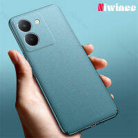 NIWINEE เคสแข็งผิวด้านสำหรับ VIVO Y27 5G บางเฉียบยาก PC