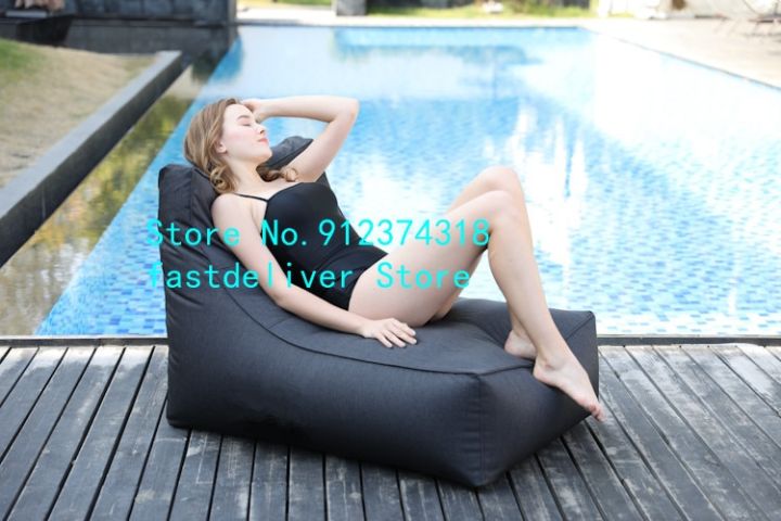 Waterproof Chair Knitted Unfilled Big Folding Outdoor Sofa Bean Bag Printed  Jumbo Moon Pouf Donut Stom Covers Beanbag Lounge | Lazada