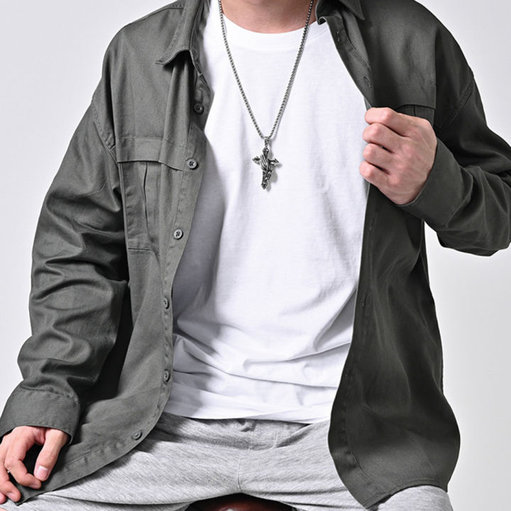 light-amp-z-new-hands-praying-cross-retro-hip-hop-necklace-europe-and-the-united-states-plated-925-thai-silver-black-non-peeling-pendant