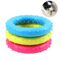 Soft TPR Anti-bite Training Ring Dog Toys Puller Diameter Small Medium Dog Toys Chewing Thorn Circle Pet Toy Pet Accessories Toys