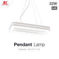 SL LIGHTING โคมไฟห้อยเพดาน LED สไตส์โมเดิร์น SL-2-P192/32W