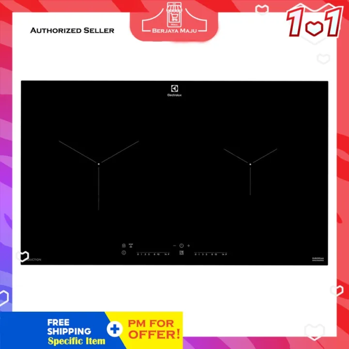 Electrolux 2 Burner 3200W Ceramic Cooker Hob EHI7260BB Lazada