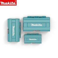 Makita กล่องเก็บชิ้นส่วนอะไหล่ฉีดขึ้นรูปดั้งเดิมเครื่องมือช่างใช้ในครัวเรือนหัวเจาะส่วนประกอบอิเล็กทรอนิกส์สกรูกล่องป้องกันการตก